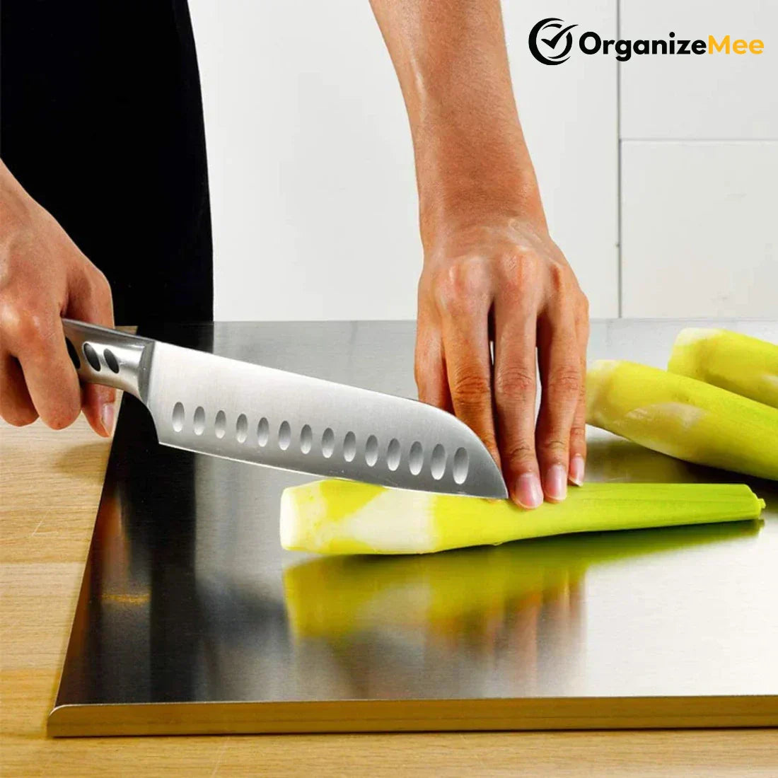 High-Quality Stainless Steel Cutting Board – Best for Home & Professional Chefs