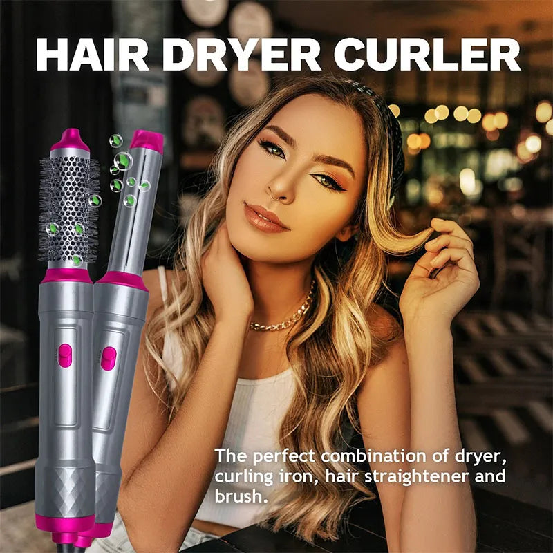 5 in 1 Ultimate Hair Styler – Curl, Straighten, Wave, Flip & Smooth with One Tool! 💁♀️ Perfect for Pakistani Hair 🇵🇰 | Salon-Quality Results at Home 🏠"