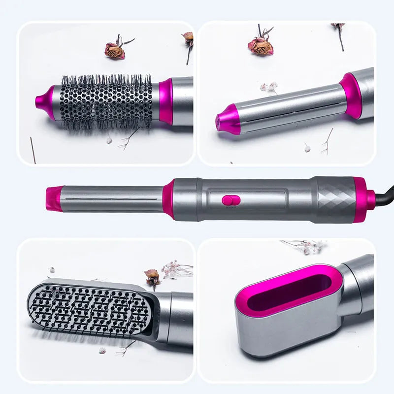5 in 1 Ultimate Hair Styler – Curl, Straighten, Wave, Flip & Smooth with One Tool! 💁♀️ Perfect for Pakistani Hair 🇵🇰 | Salon-Quality Results at Home 🏠"