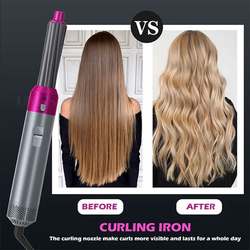 5 in 1 Ultimate Hair Styler – Curl, Straighten, Wave, Flip & Smooth with One Tool! 💁♀️ Perfect for Pakistani Hair 🇵🇰 | Salon-Quality Results at Home 🏠"