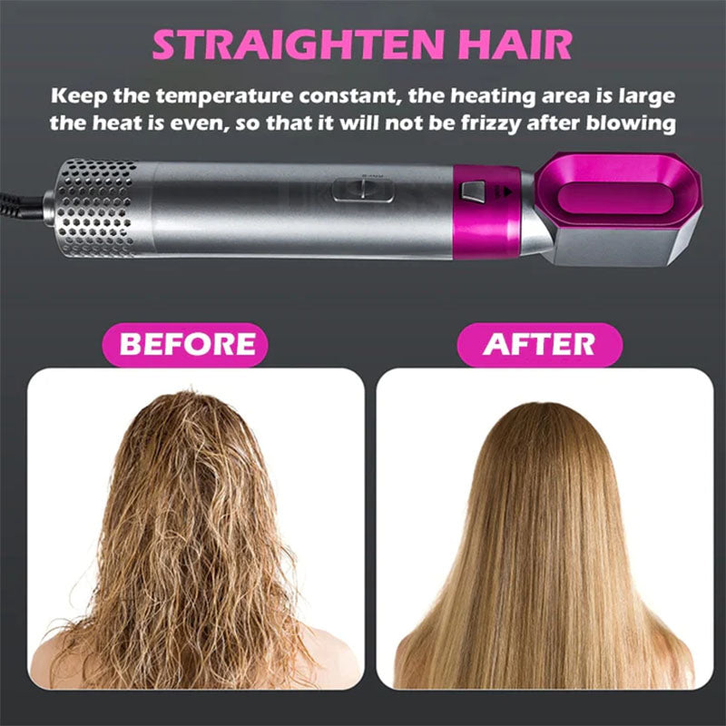 5 in 1 Ultimate Hair Styler – Curl, Straighten, Wave, Flip & Smooth with One Tool! 💁♀️ Perfect for Pakistani Hair 🇵🇰 | Salon-Quality Results at Home 🏠"