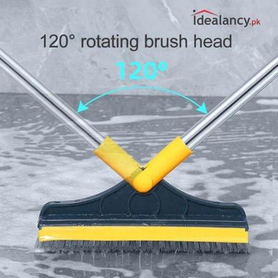 2 In 1 Floor Scrub Broom Stick
