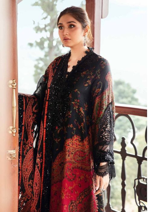 Elaf Chikankari Lawn Dress 2025th Silk Dupatta –