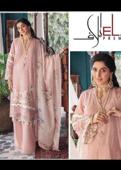 Elaf Chikankari Lawn Dress 2025