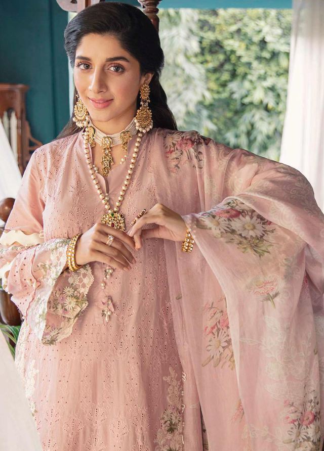 Elaf Chikankari Lawn Dress 2025