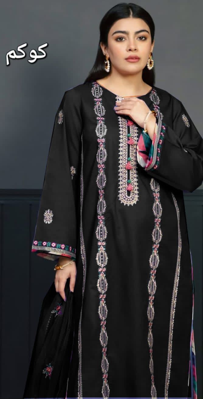 URGE Embroidered Lawn 3-Piece Suit for Women