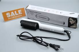 TOOLUXE Hair Straightener Brush – Sleek & Smooth Hair in Minutes | Quick Styling for All Hair Types