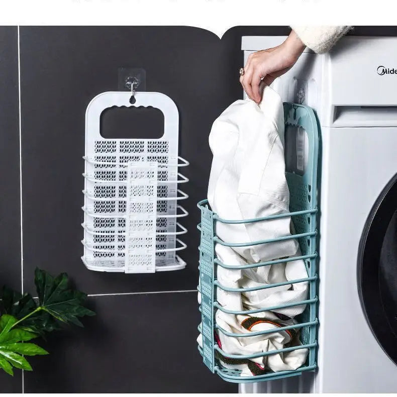 Foldable Multi-Use Laundry Basket | Space-Saving Clothes Storage Organizer –
